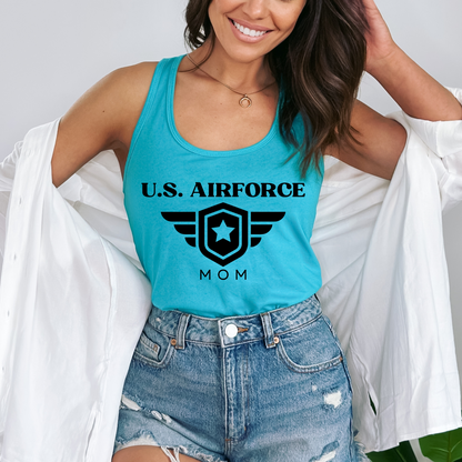 U.S Airforce Mom - Women's Racerback Tank