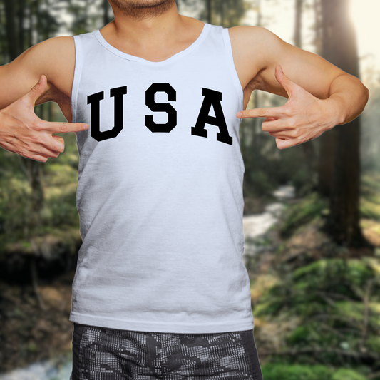 USA - Unisex Jersey Tank Top