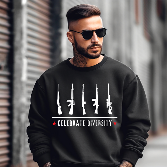 Celebrate Diversity - Unisex Crewneck Sweatshirt