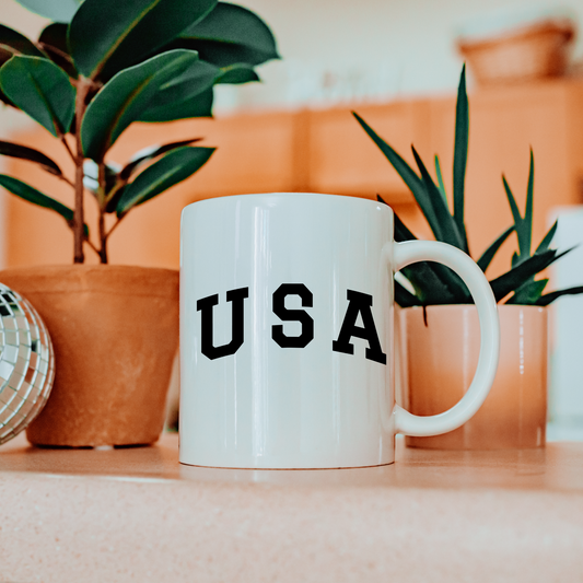 USA - White Glossy Mug