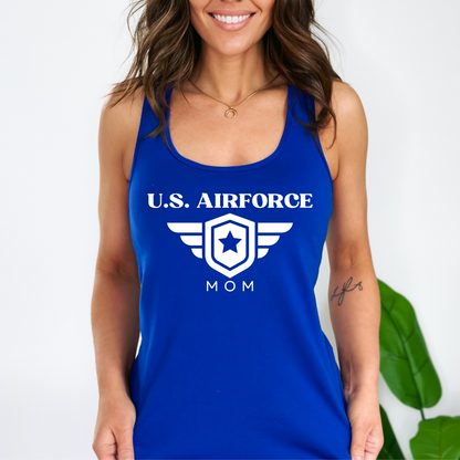 U.S Airforce Mom - Women's Racerback Tank