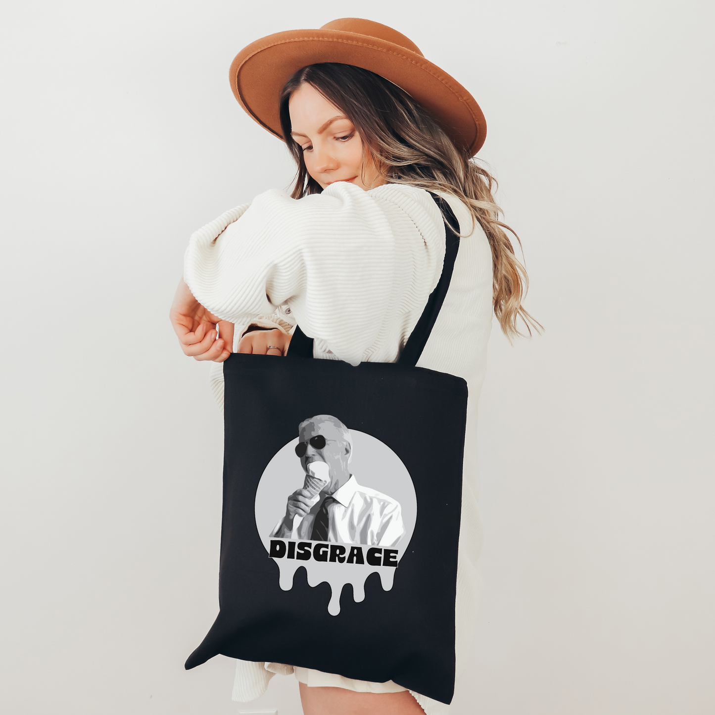 Biden Disgrace - Cotton Canvas Tote Bag