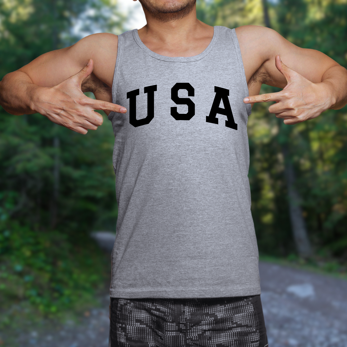 USA - Unisex Jersey Tank Top