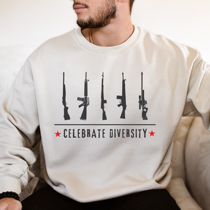 Celebrate Diversity - Unisex Crewneck Sweatshirt