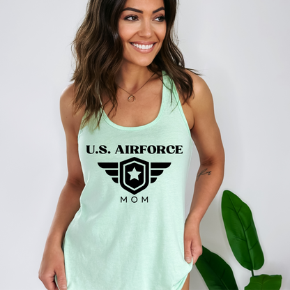 U.S Airforce Mom - Women's Racerback Tank