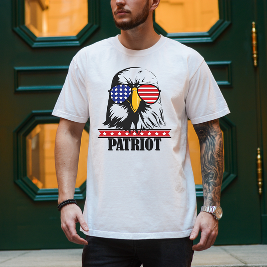 Patriot Eagle - Unisex Garment-Dyed Heavyweight Tee