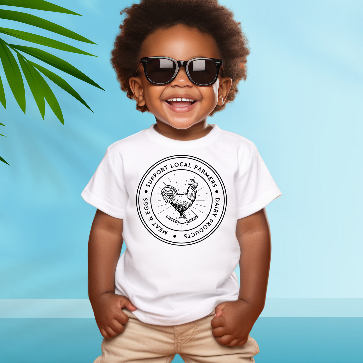 Support Local Farms - Toddler Jersey Tee