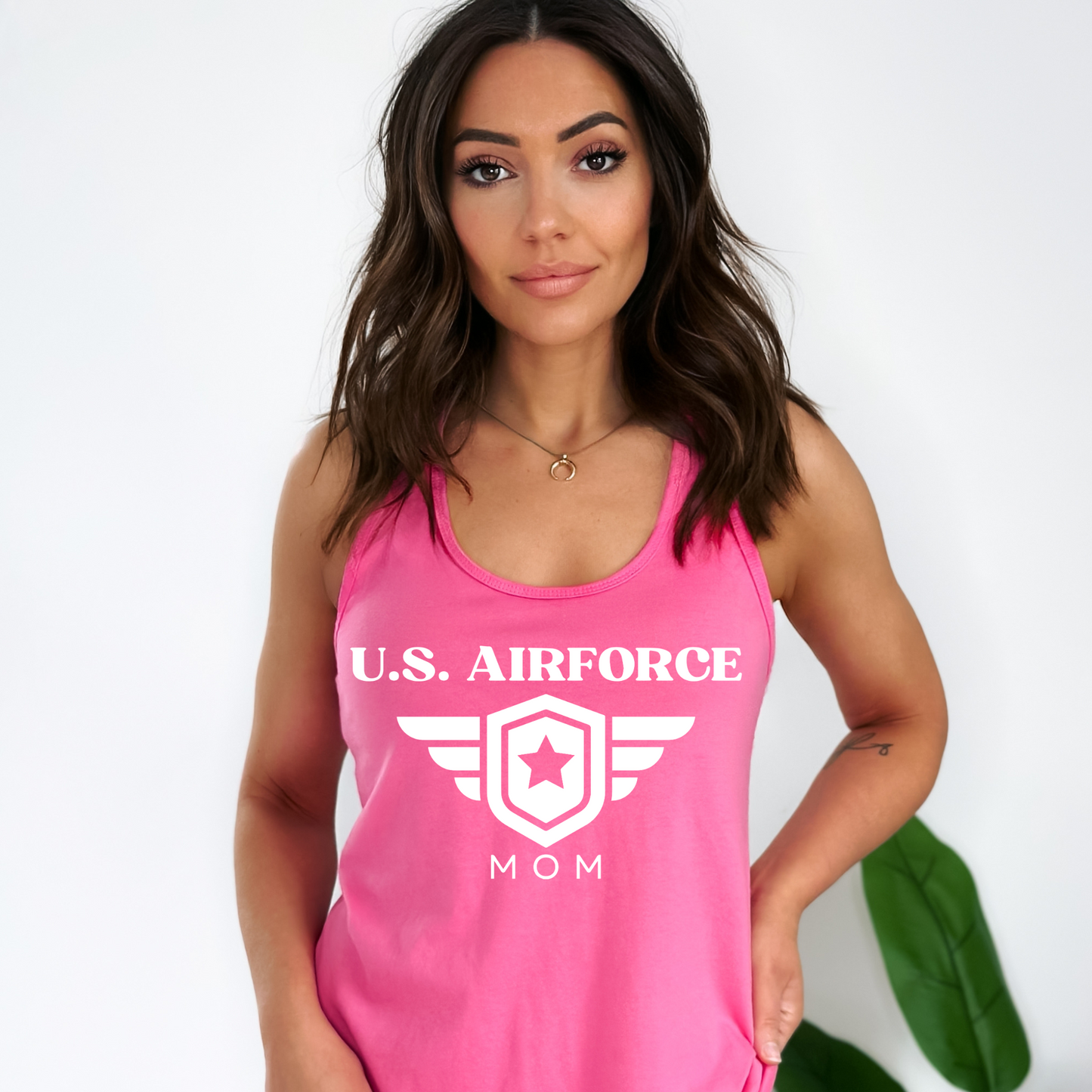 U.S Airforce Mom - Women's Racerback Tank