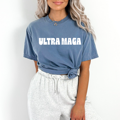 ULTRA MAGA - Unisex Garment-Dyed Heavyweight Tee