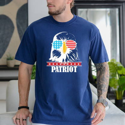 Patriot Eagle - Unisex Garment-Dyed Heavyweight Tee