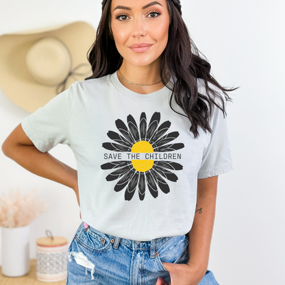 Save The Children Sunflower - Unisex Jersey Tee
