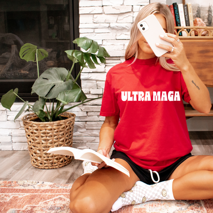 ULTRA MAGA - Unisex Garment-Dyed Heavyweight Tee