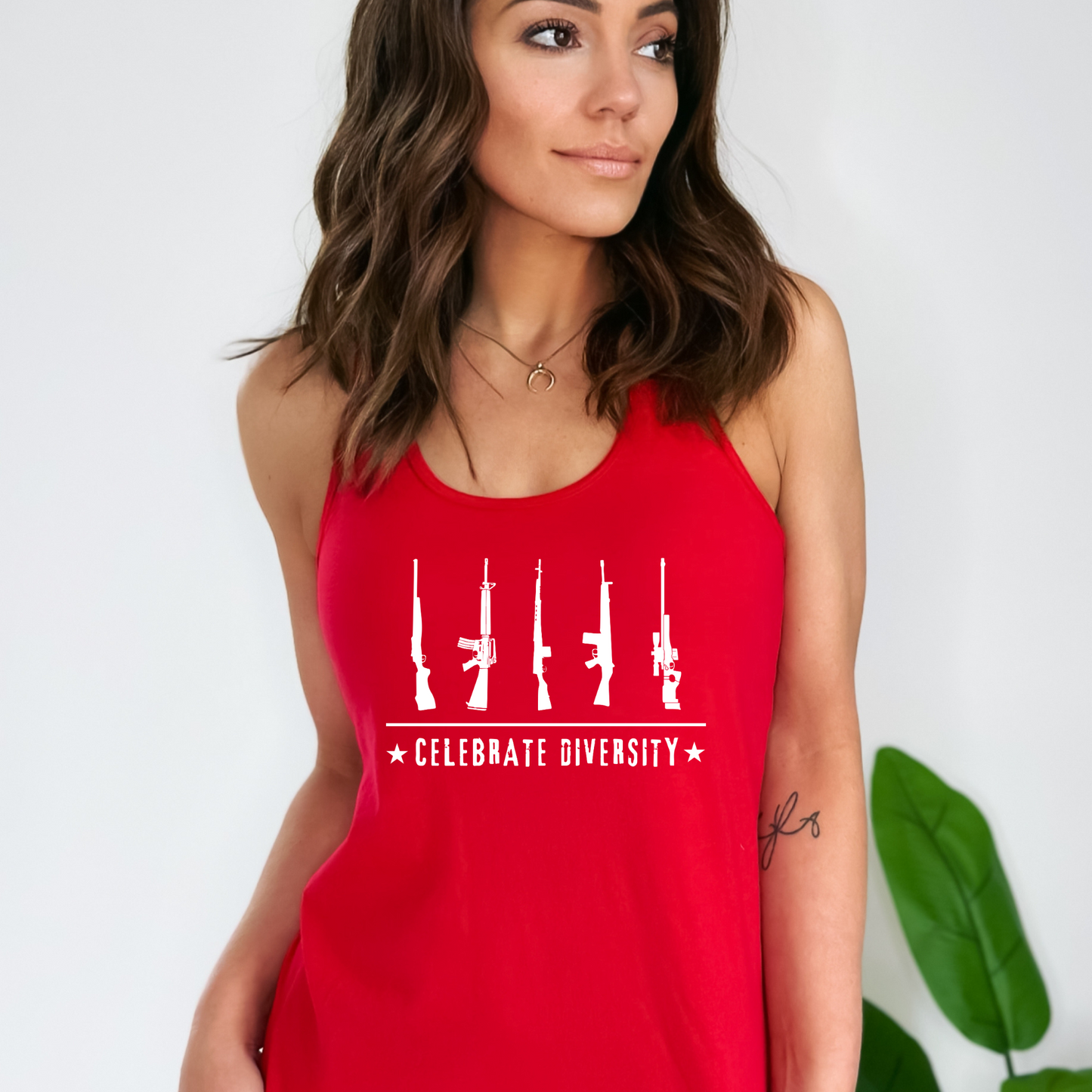 Celebrate Diversity - Women's Racerback Tank