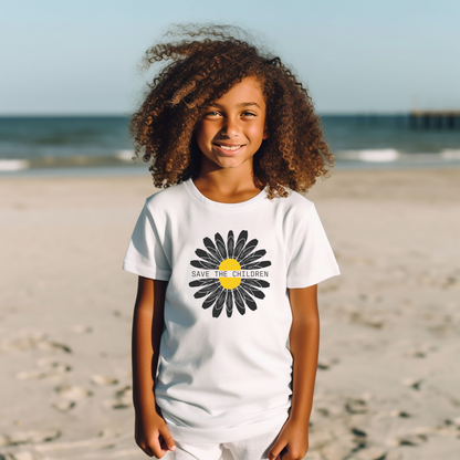 Save The Children Sunflower - Youth Short Sleeve T-Shirt