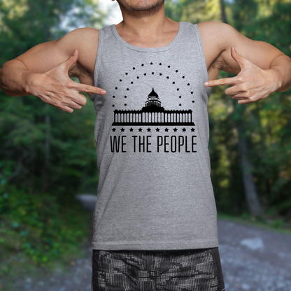 We The People's House - Unisex Jersey Tank Top