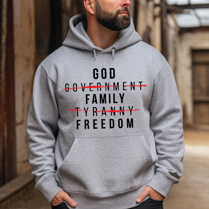 God Family Freedom - Unisex Hoodie