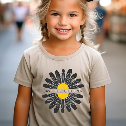 Save The Children Sunflower - Youth Short Sleeve T-Shirt