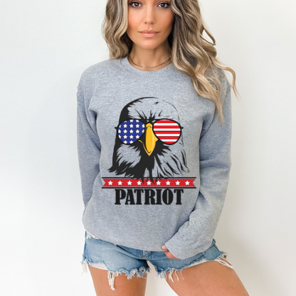 Patriot Eagle - Unisex Crewneck Sweatshirt