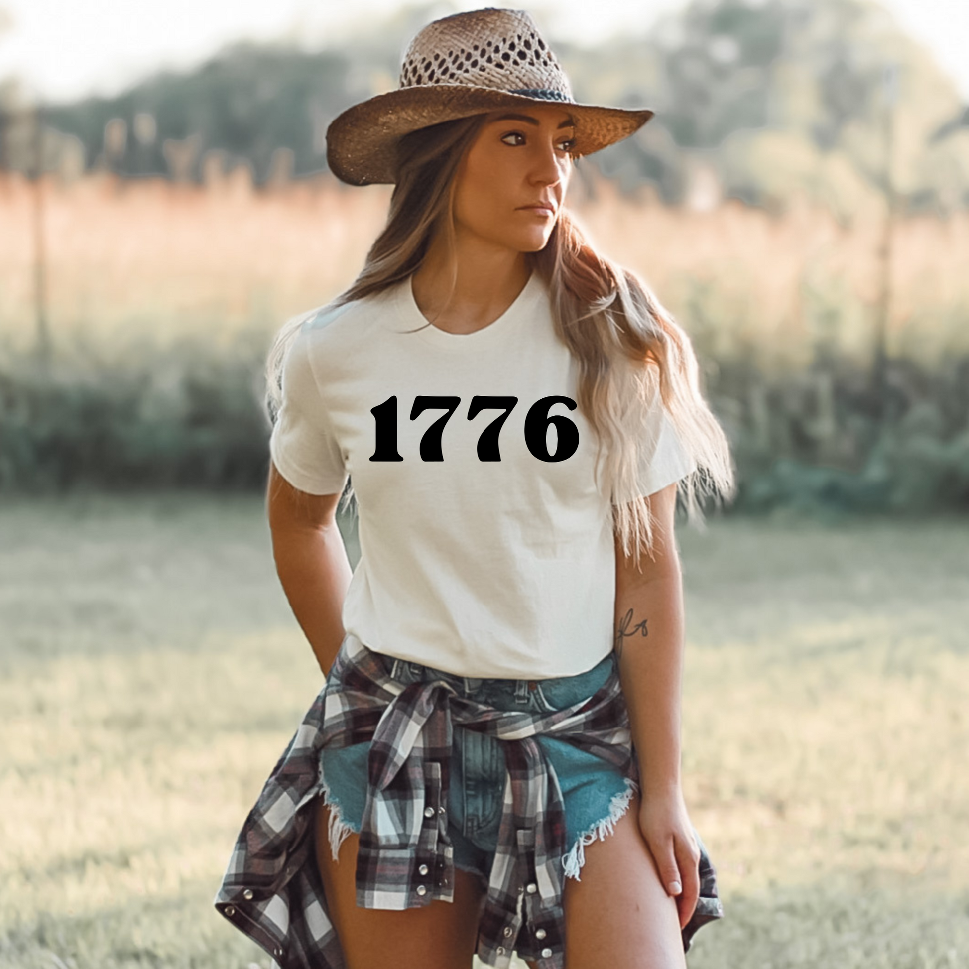 1776 cream unisex jersey t-shirt