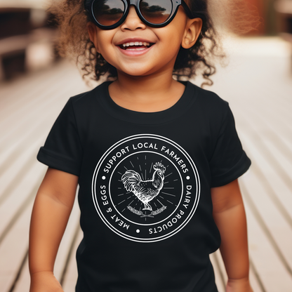 Support Local Farmers - Toddler Jersey Tee