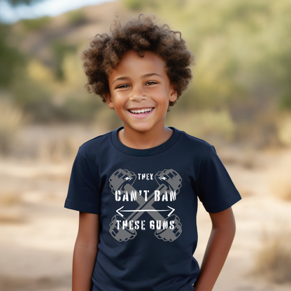 Can't Ban These Guns - Youth Short Sleeve T-Shirt