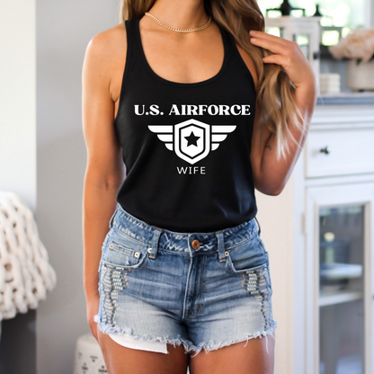 U.S. Airforce Wife - Women's Racerback Tank