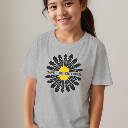 Save The Children Sunflower - Youth Short Sleeve T-Shirt