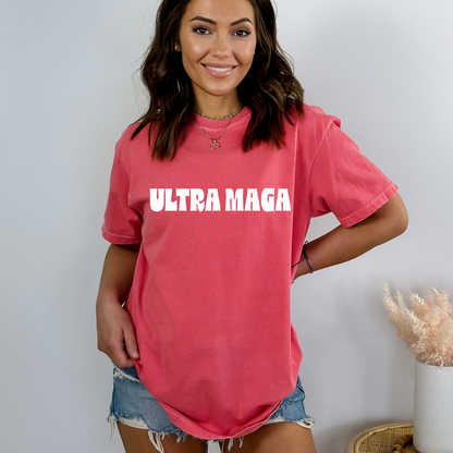 ULTRA MAGA - Unisex Garment-Dyed Heavyweight Tee