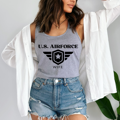 U.S. Airforce Wife - Women's Racerback Tank