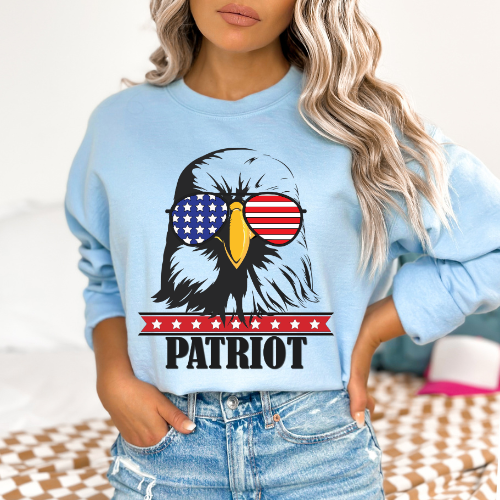 Patriot Eagle - Unisex Crewneck Sweatshirt