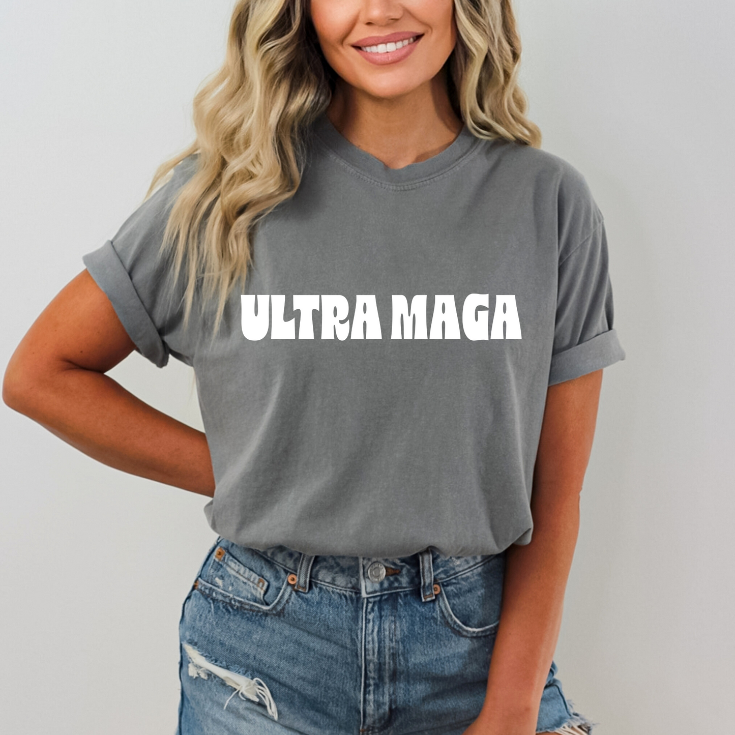 ULTRA MAGA - Unisex Garment-Dyed Heavyweight Tee