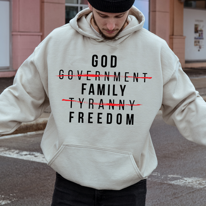 God Family Freedom - Unisex Hoodie