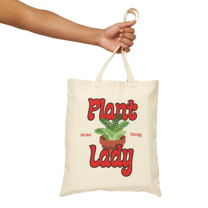 Plant Lady - Cotton Canvas Tote Bag