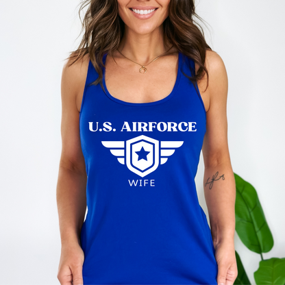 U.S. Airforce Wife - Women's Racerback Tank