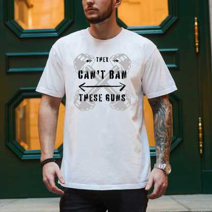 Can't Ban These Guns - Unisex Garment-Dyed Heavyweight T-Shirt