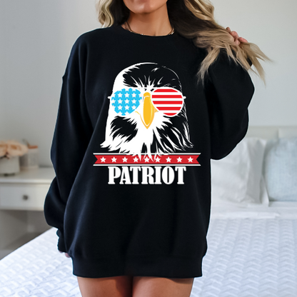 Patriot Eagle - Unisex Crewneck Sweatshirt