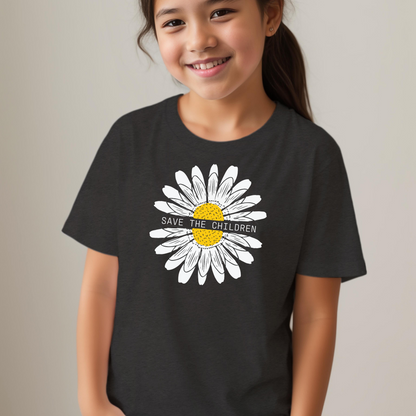 Save The Children Sunflower - Youth Short Sleeve T-Shirt