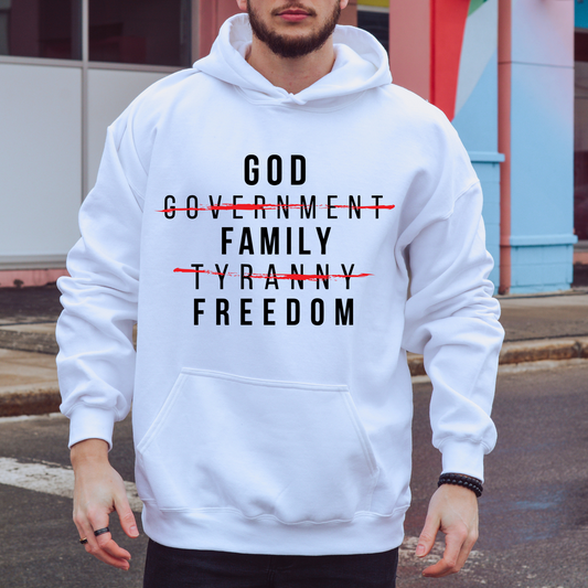 God Family Freedom - Unisex Hoodie