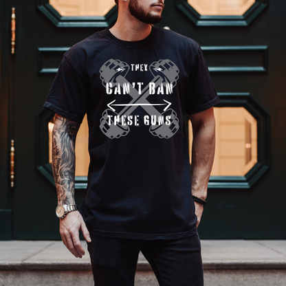 Can't Ban These Guns - Unisex Garment-Dyed Heavyweight T-Shirt