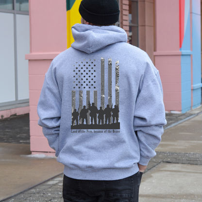 Land of the Free, Because of the Brave - Unisex Hoodie