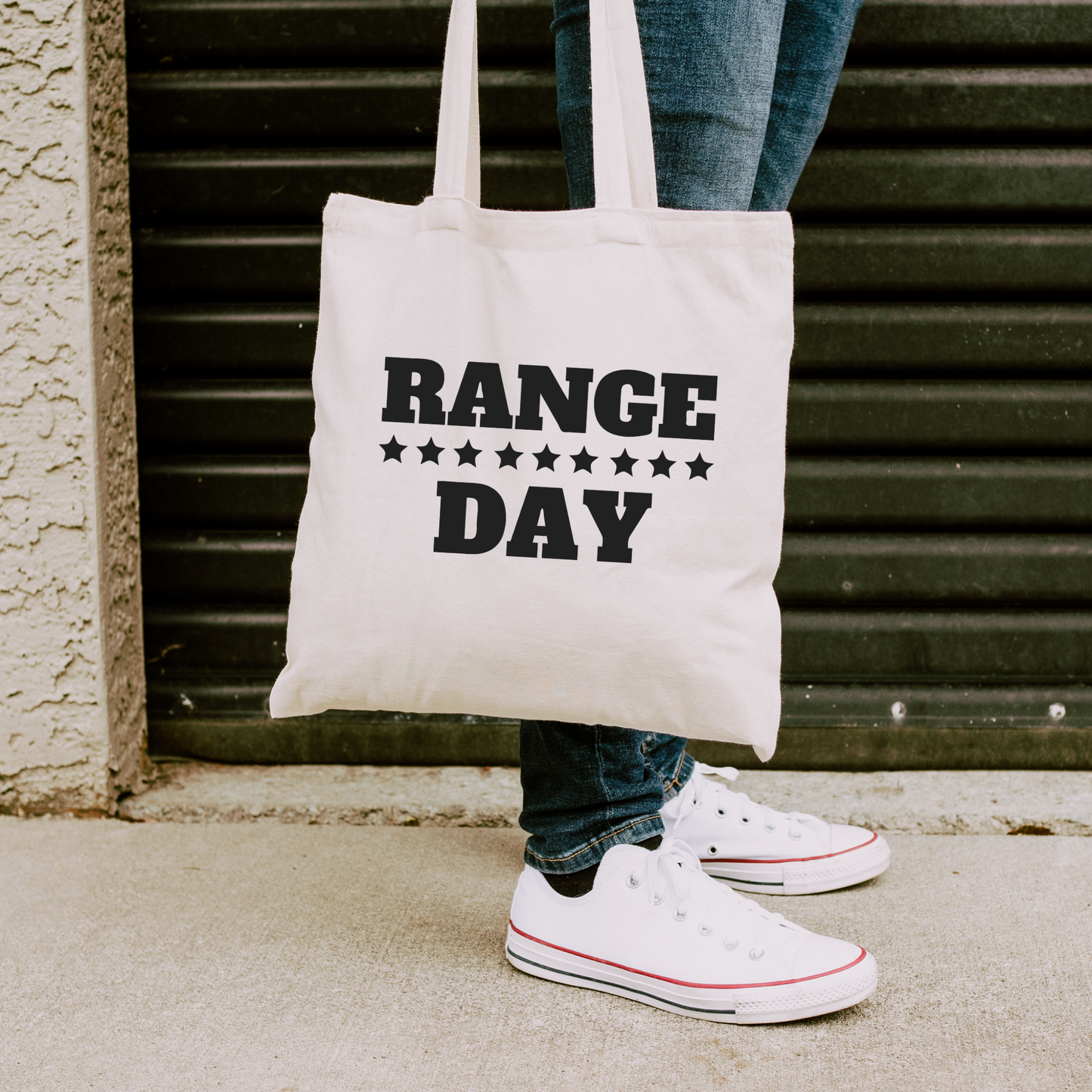 Range Day - Cotton Canvas Tote Bag