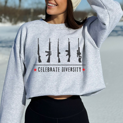 Celebrate Diversity - Unisex Crewneck Sweatshirt