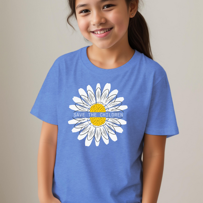 Save The Children Sunflower - Youth Short Sleeve T-Shirt