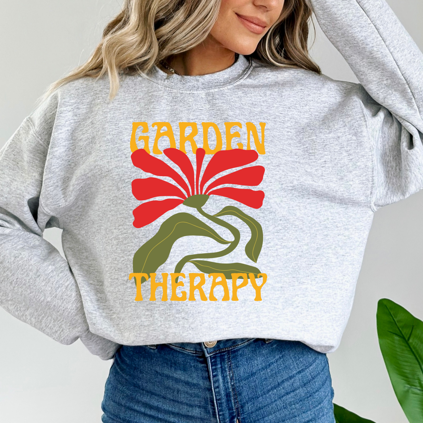 Garden Therapy - Unisex Crewneck Sweatshirt