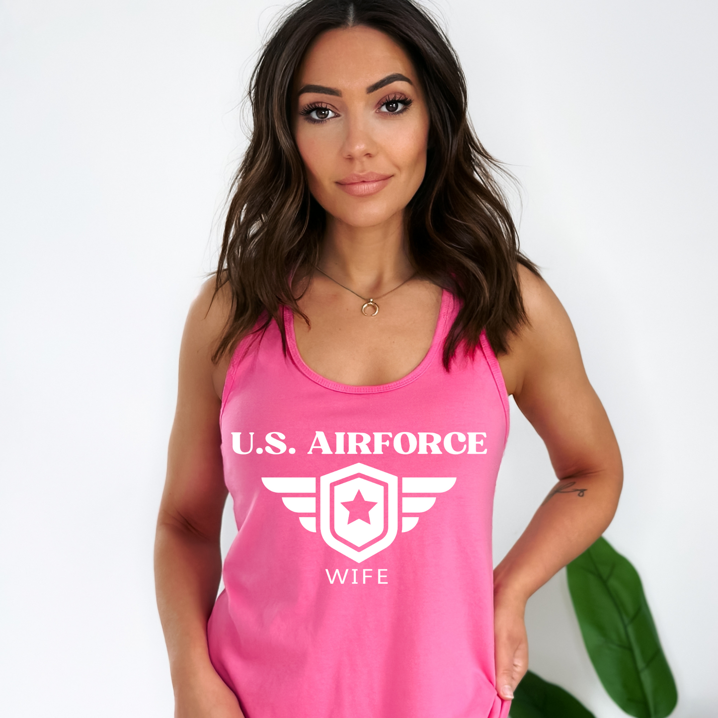 U.S. Airforce Wife - Women's Racerback Tank