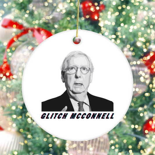 Glitch McConnell - Ceramic Ornament