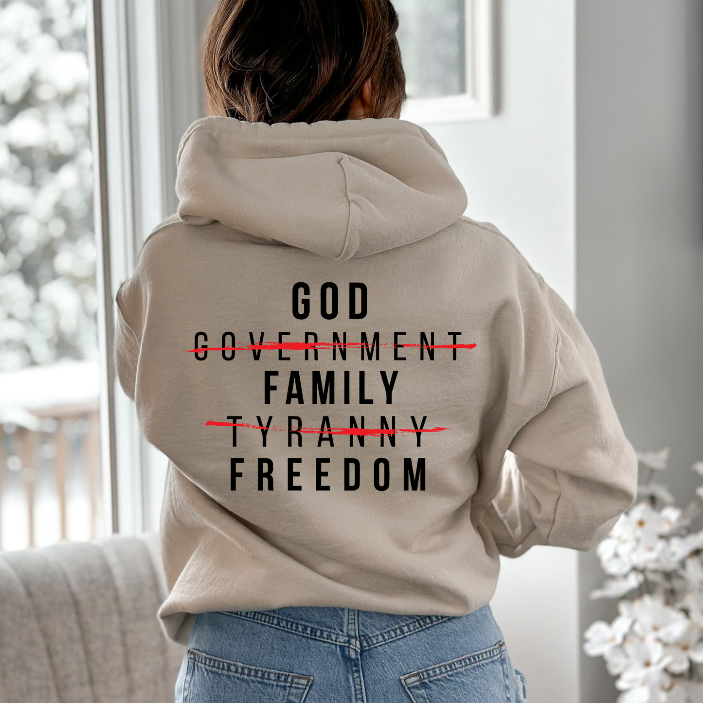 God Family Freedom - Unisex Hoodie