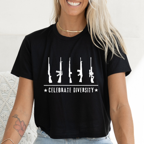Celebrate Diversity - Women's Flowy Cropped Tee