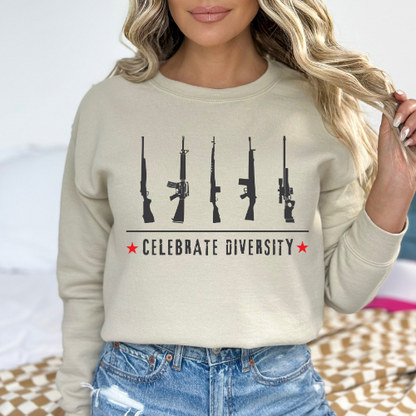 Celebrate Diversity - Unisex Crewneck Sweatshirt