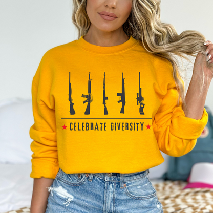 Celebrate Diversity - Unisex Crewneck Sweatshirt